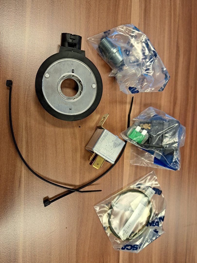 Brandstof verwarming set