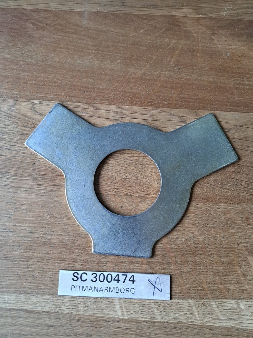 Pitman arm borgplaat