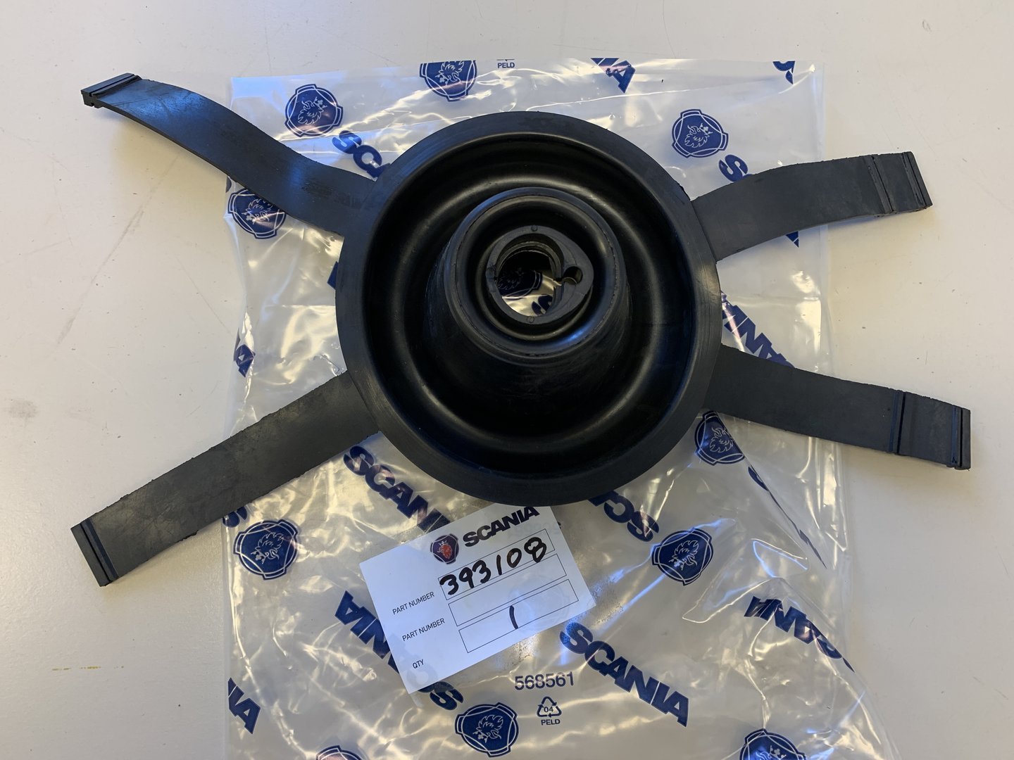 Gear lever rubber spider