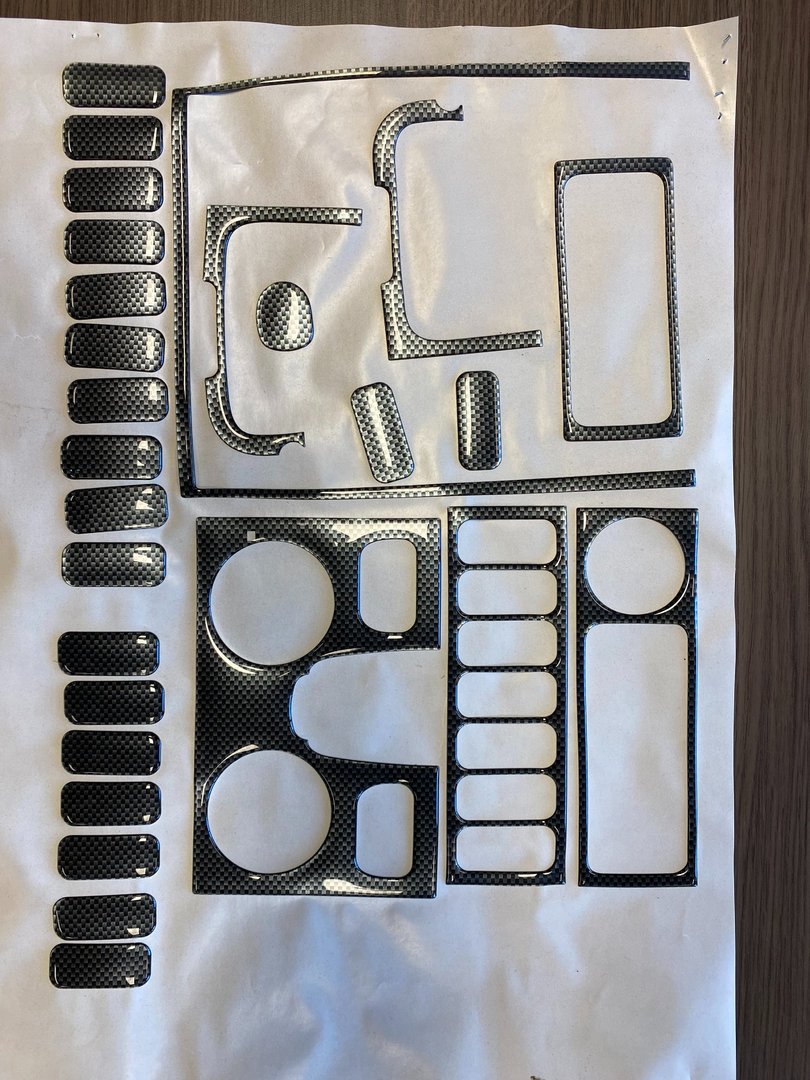 Plak Set Scania R Carbon