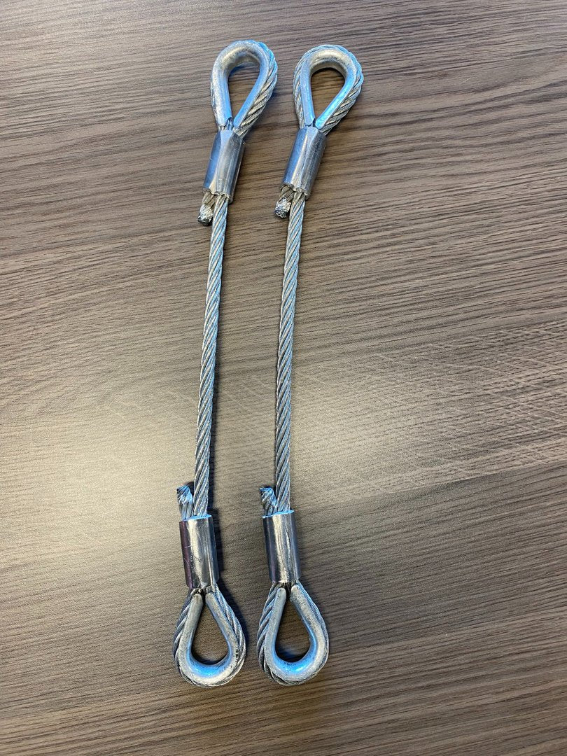 Steel cable air suspension trailing axle (6x2/4 rear)