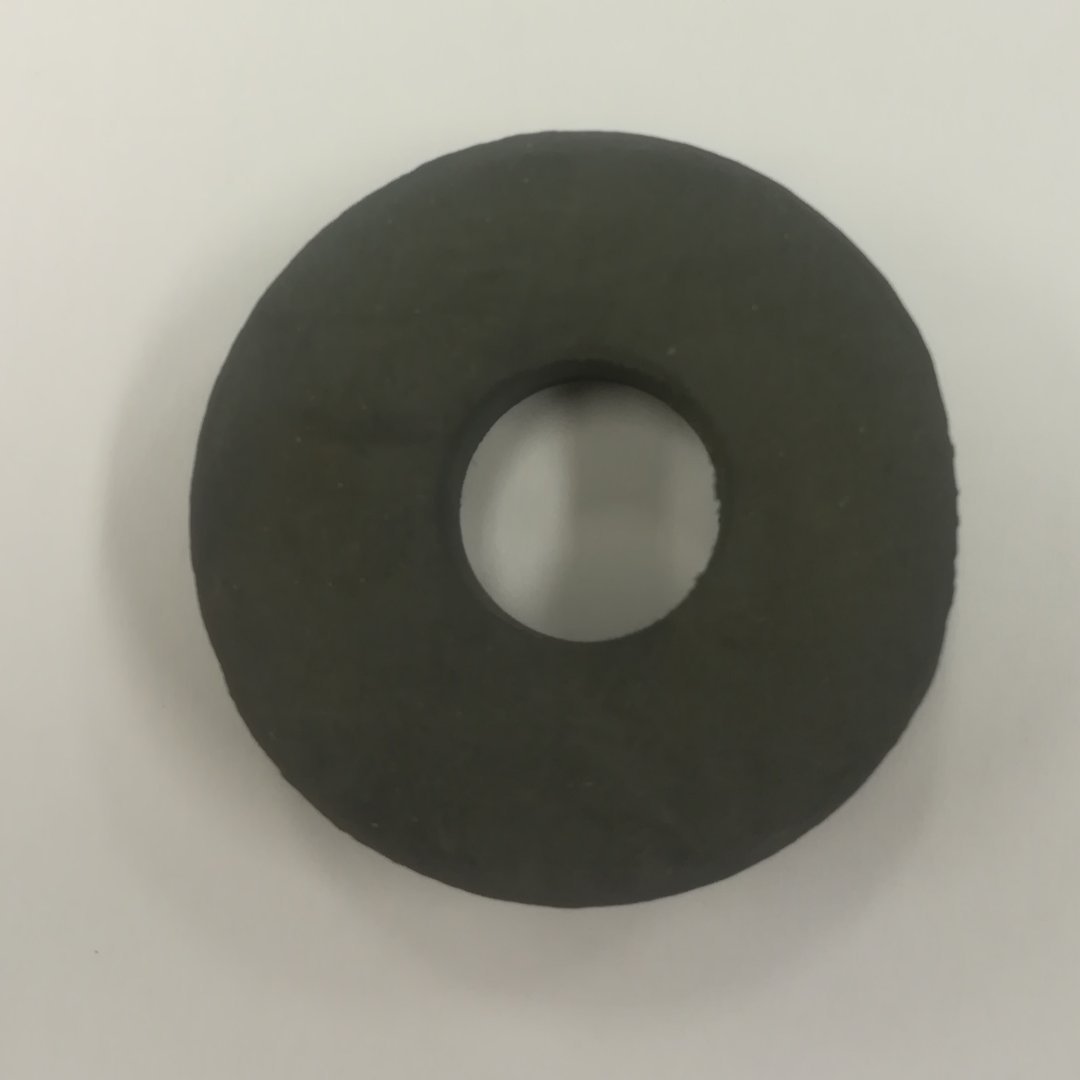 Rubber zonneklep smal