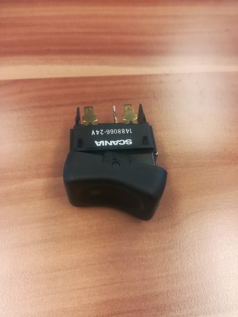 Switch with green lamp