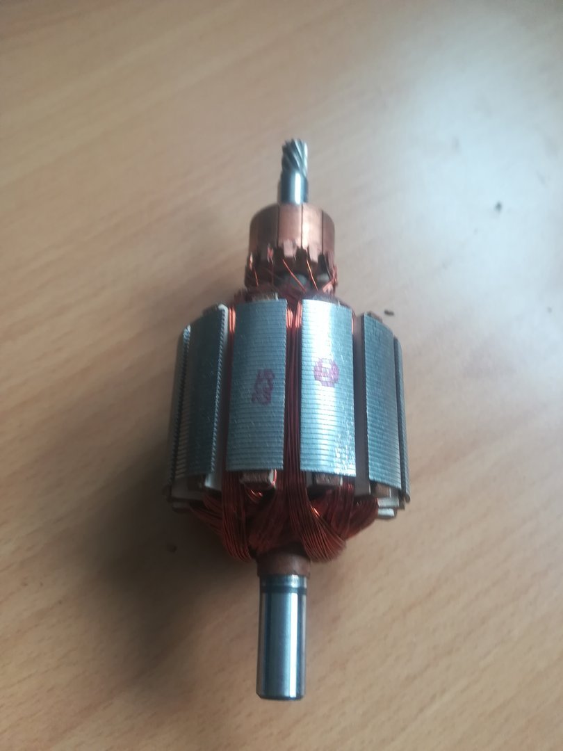 RW motor armature