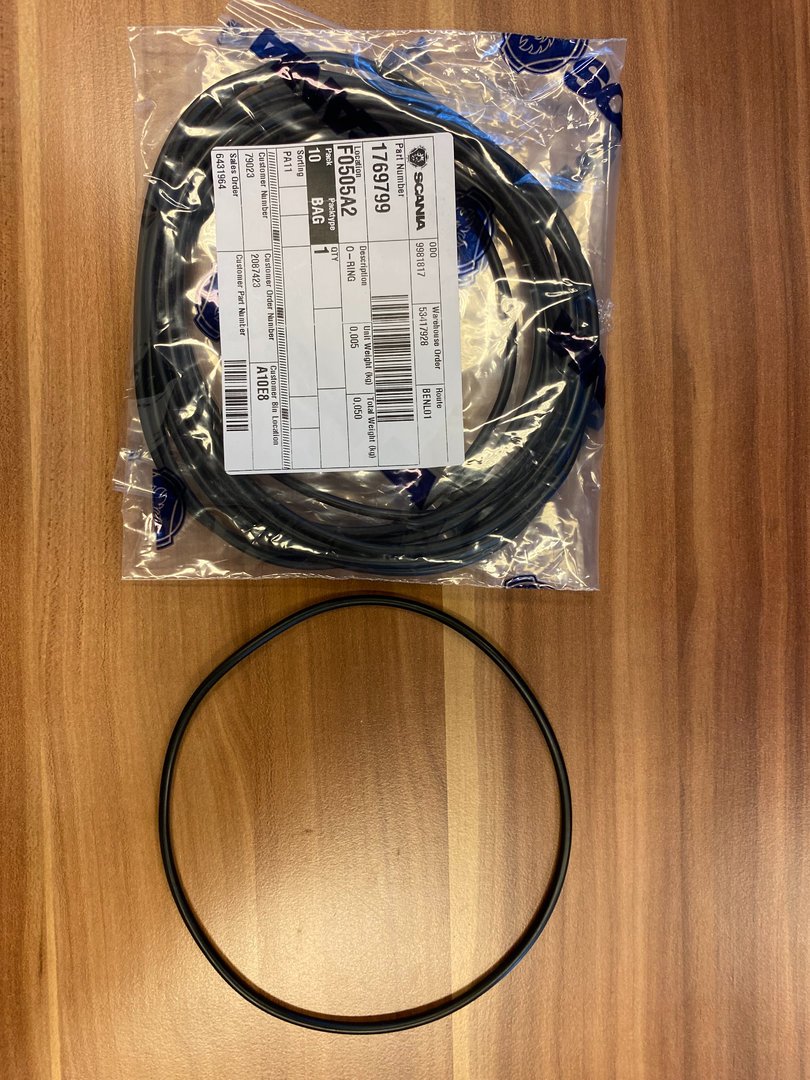 O-ring Centrifugal cleaner lid