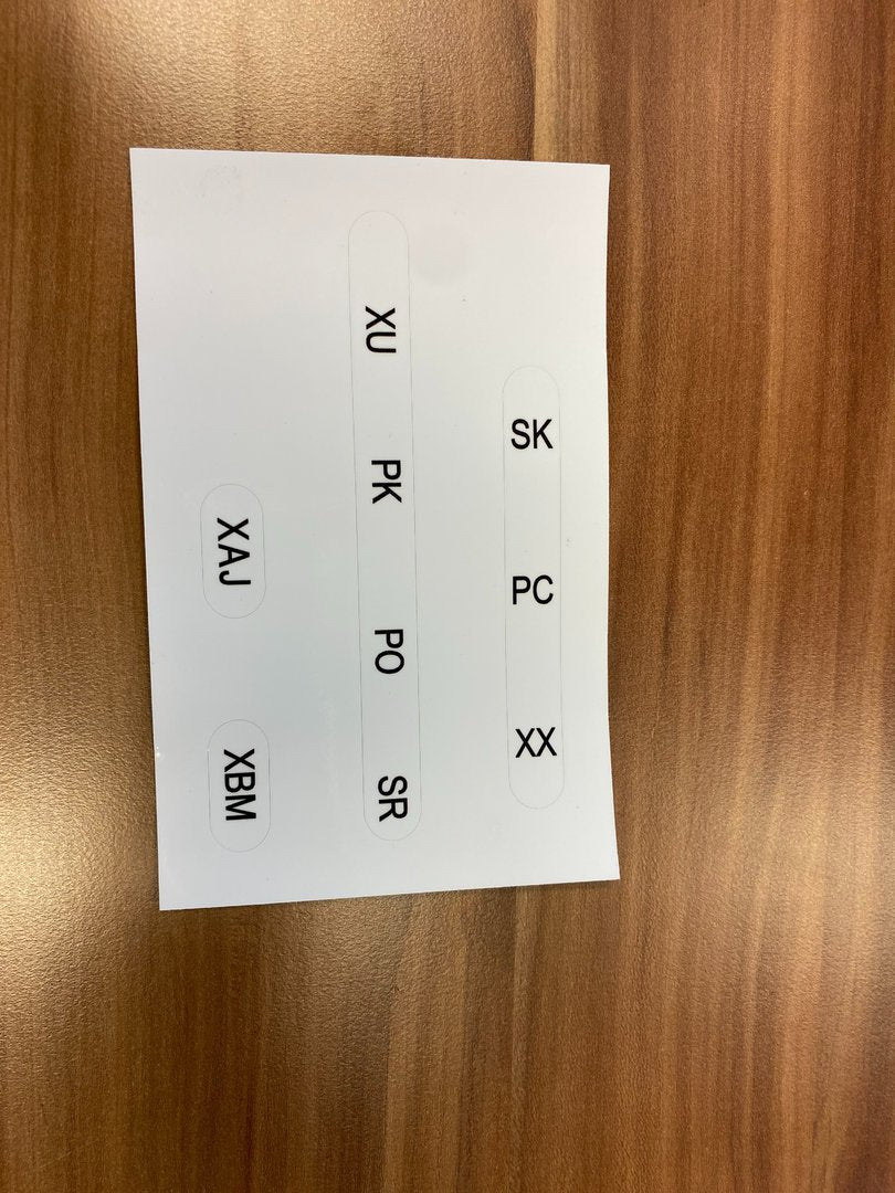 Sticker Set voor Voetbord