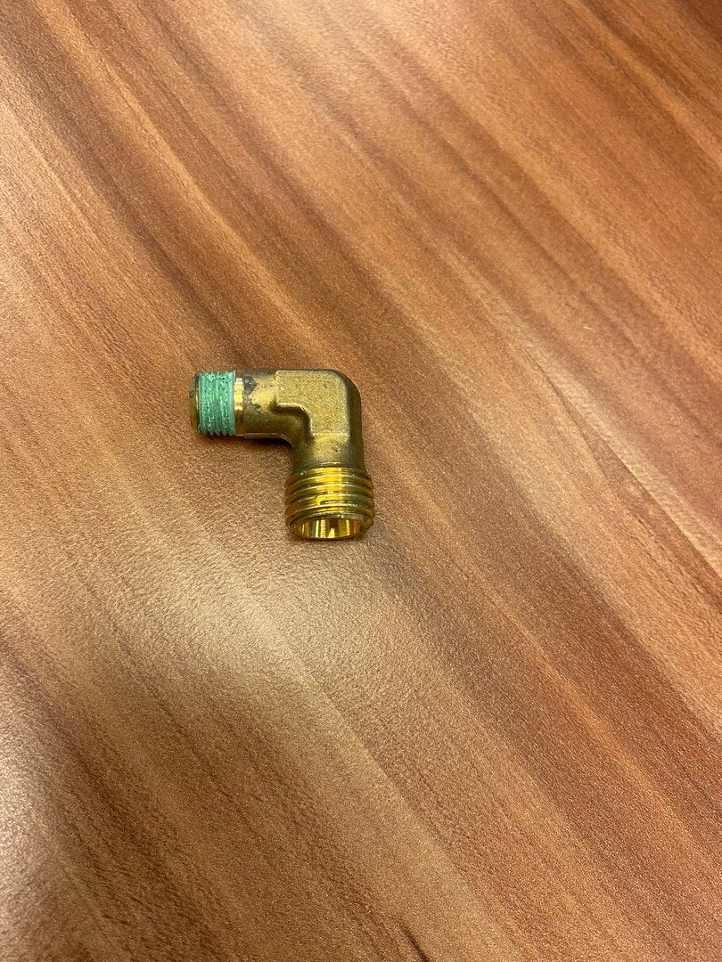 Right angle nipple round 8 M10x1