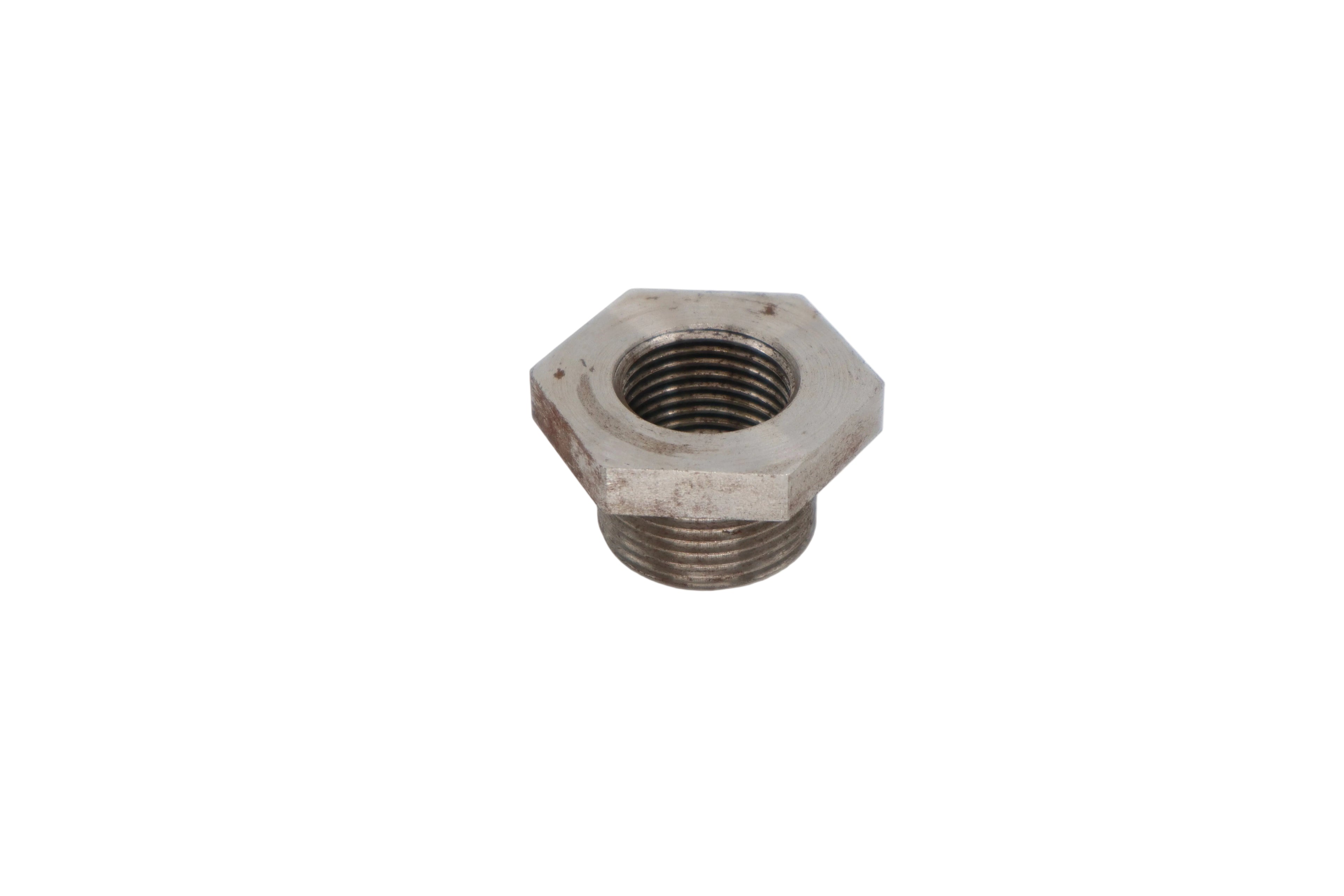 Oil pan thread bushing