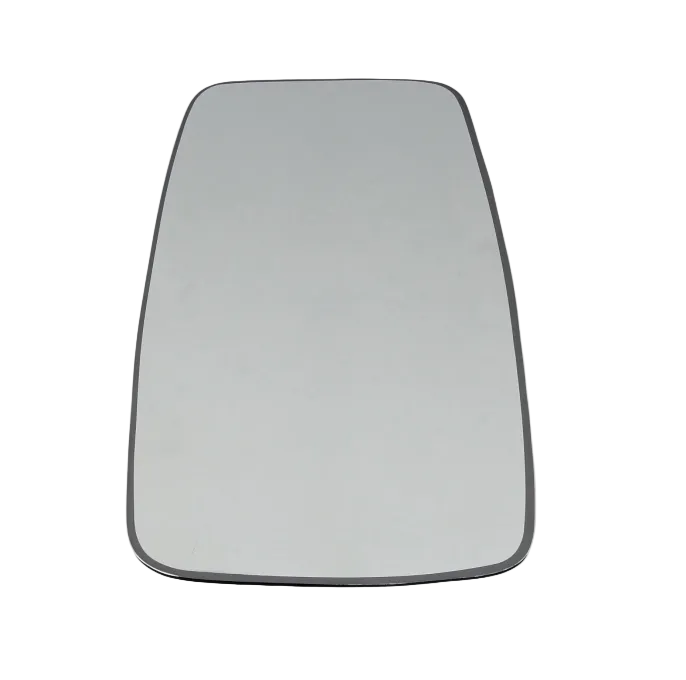 Heated mirror glass